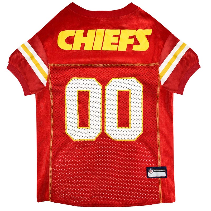 Pets First Kansas City Chiefs NFL Mesh Pet Jersey, Small, Multi-Color - Image 1